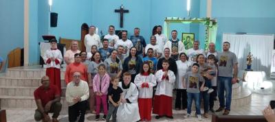 Novenas em CelebraÃ§Ã£o aos 40 Anos da Comunidade de Nossa Senhora do PerpÃ©tuo Socorro, no Bairro Cristo Rei tem reunido centenas de devotos